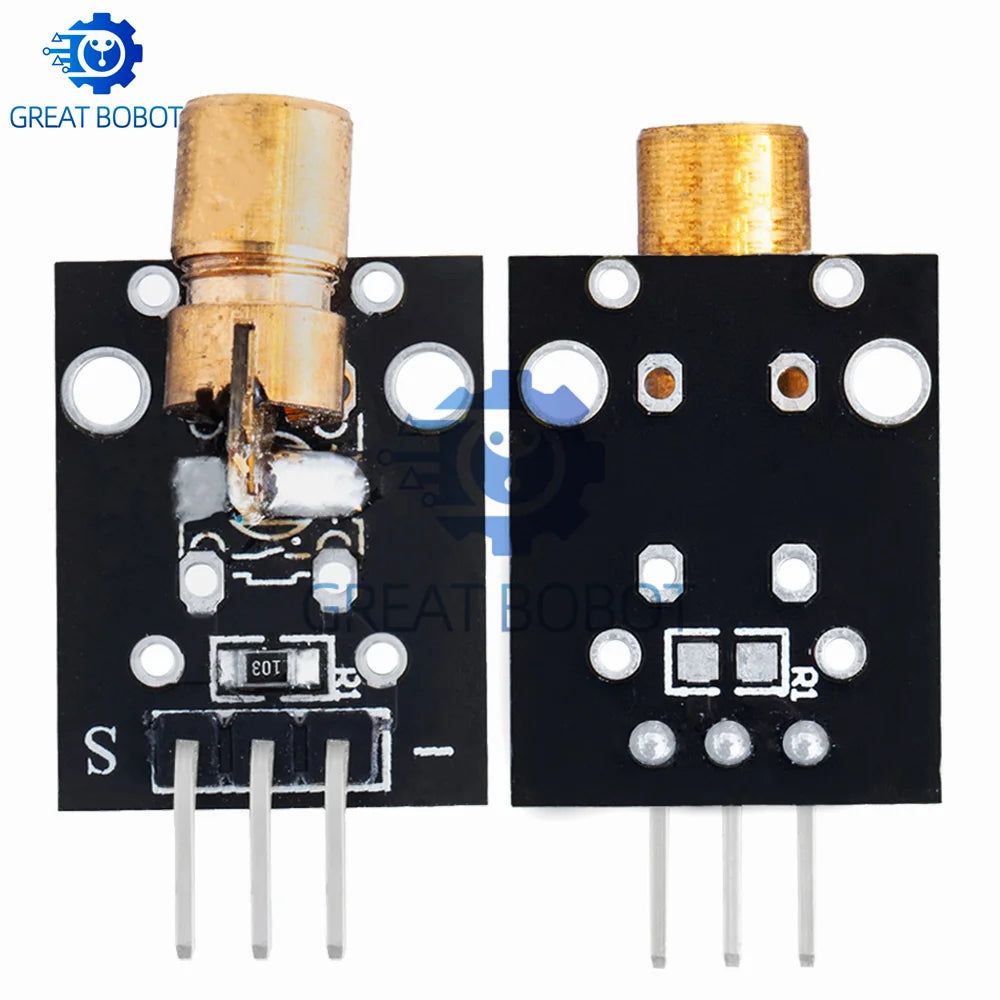KY-008 650nm Red Laser Sensor Module 5V 5mW for Arduino DIY Laser Sensor Module Axl