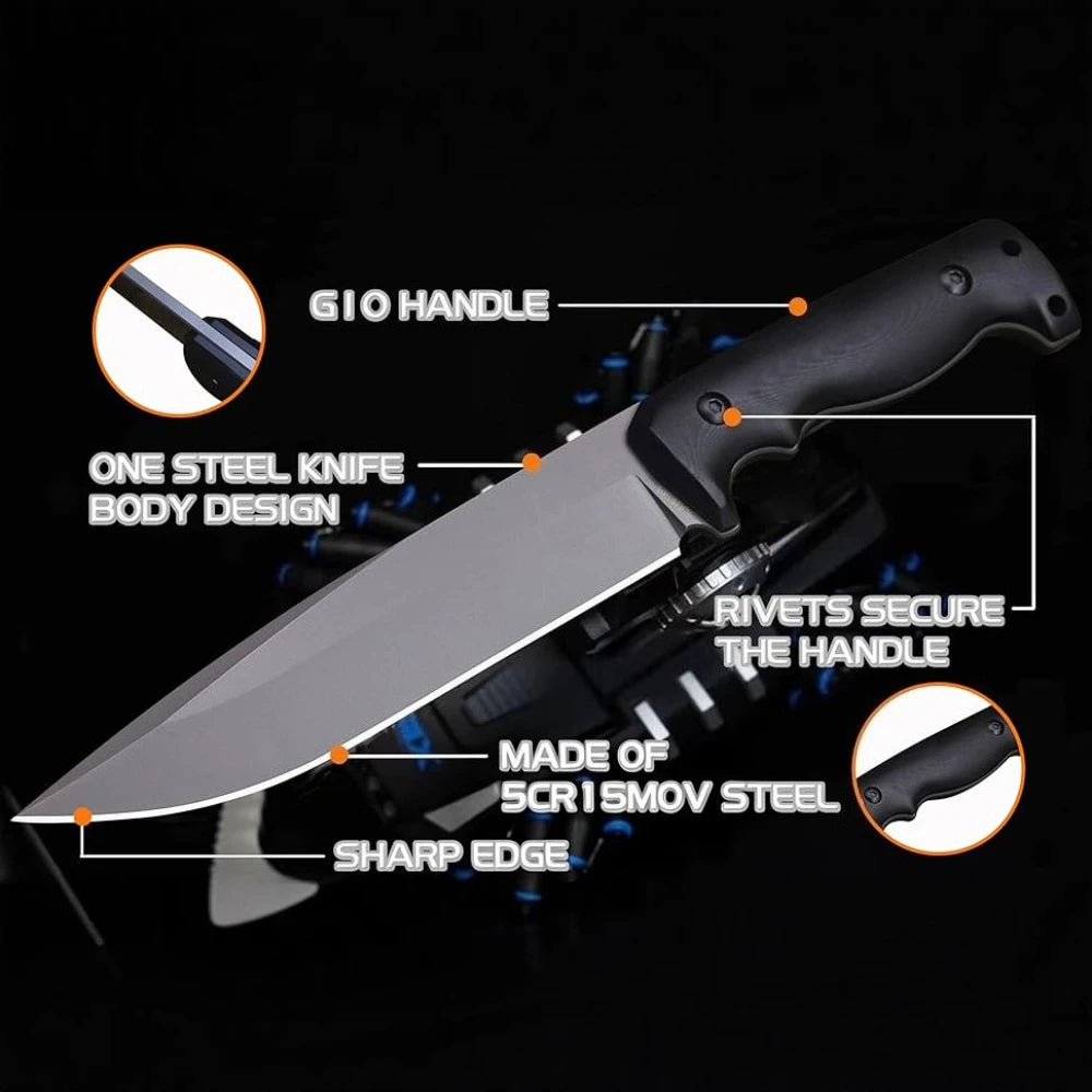 PLYS Stainless Steel Cleaver Knife – High-Hardness Meat Chopper Cleaver Knife Axl