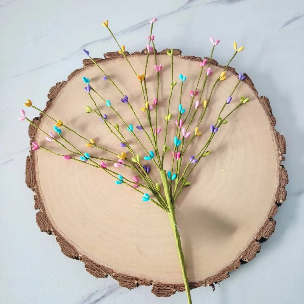 Faux Berry Stems – Artificial Easter Sprays for Wreaths & Decor Artificial Berry Stems Axl MINT GREEN 3pcs