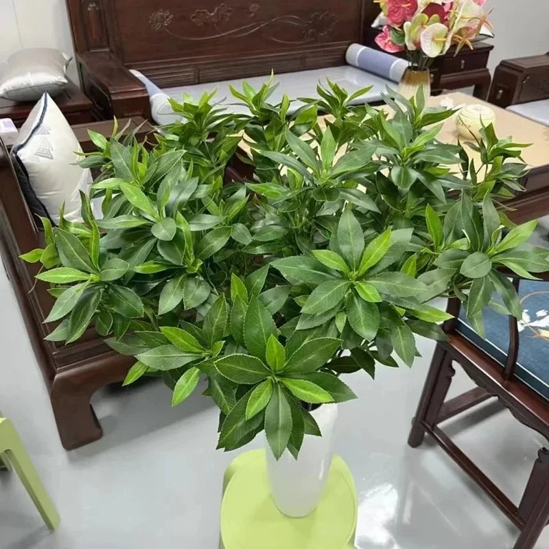 80CM Artificial Green Leaf Branch – Indoor & Outdoor Decor Artificial Plant Branch Axl