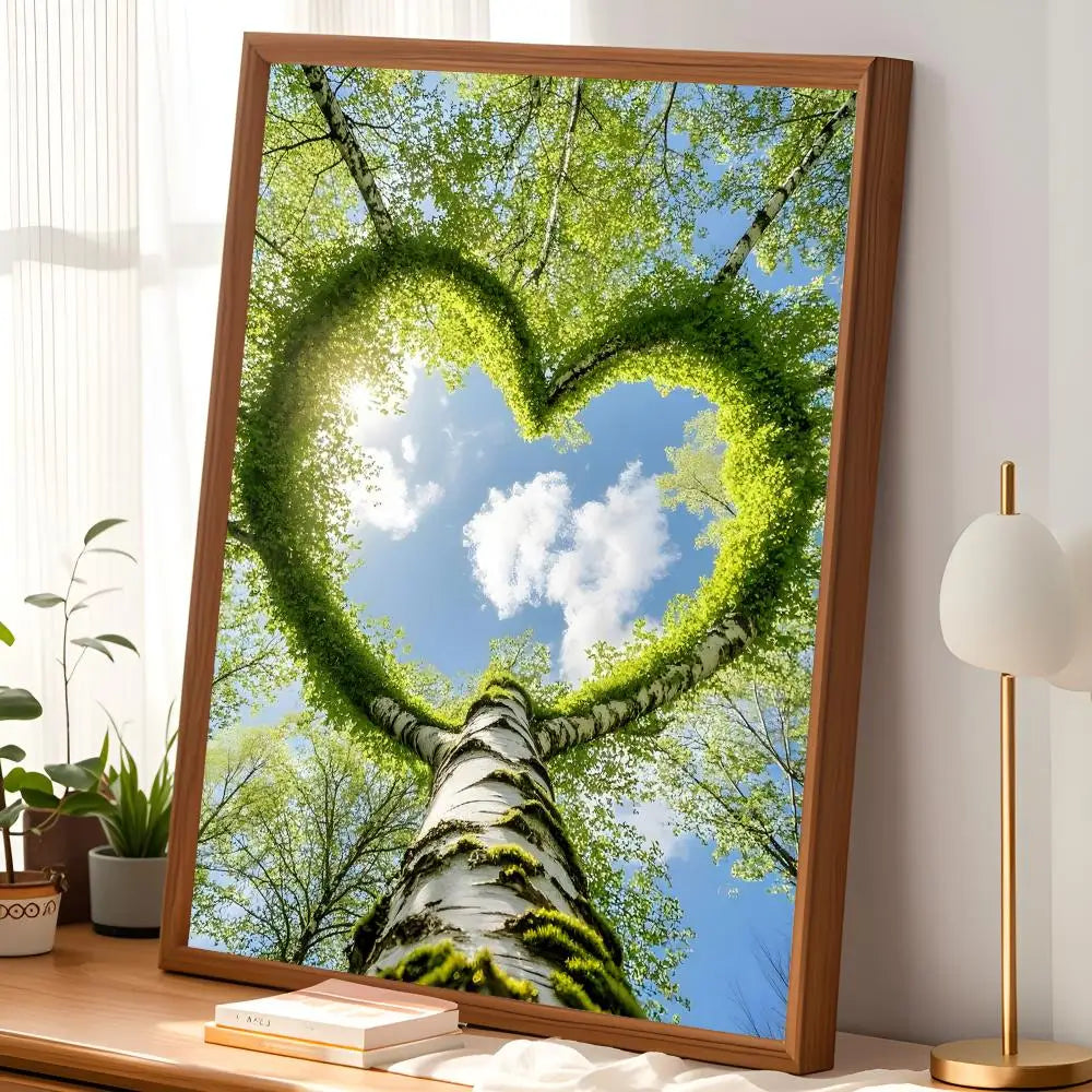 Self-Stick HD PVC Flower Landscape Wall Art Poster | Waterproof Wall Art Poster Axl