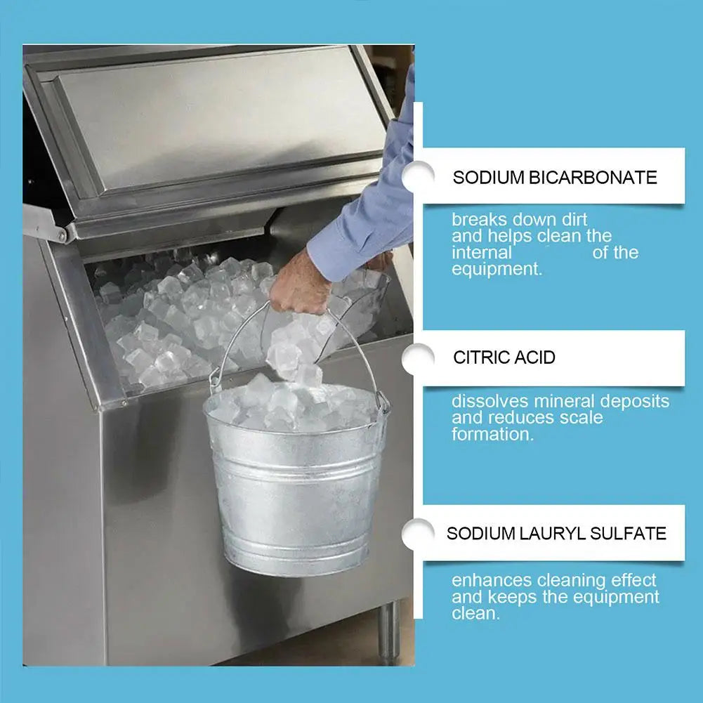 Ice Machine Cleaner Descaler Tablets – Deodorizing 12 Pack Appliance Cleaner Tablets Axl