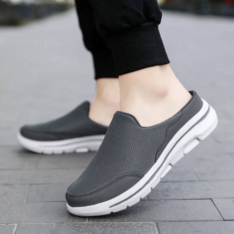 Men's Breathable Summer Slides – Thick EVA Sole, Sizes 39–48 Men's Slide Slippers Axl