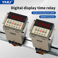 Digital LED Programmable Delay Timer DH48S with Socket Base Programmable Timer Relay Axl DH48S-1Z ACDC12V