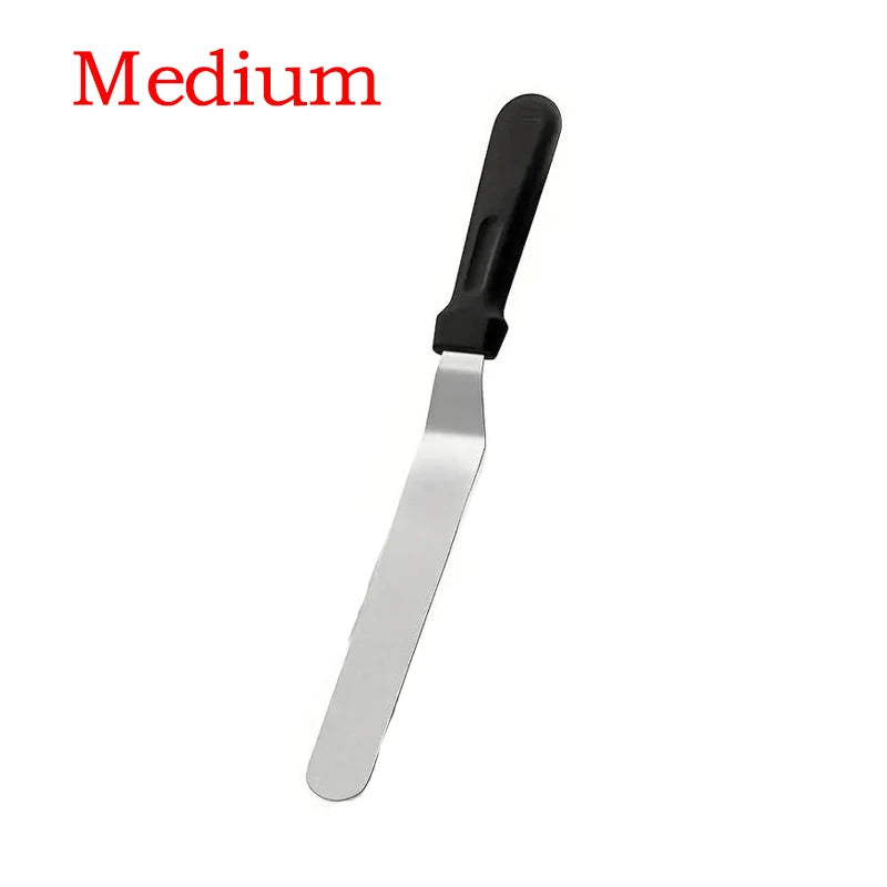Angled Icing Spatula – Stainless Steel Offset Palette Knife Icing Spatula Axl 1pc medium