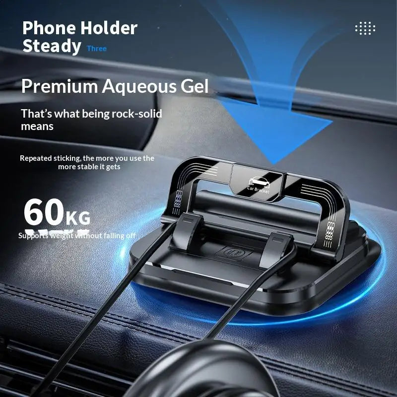 360° Car Phone Holder with Parking Number Plate Mount Car Phone Mount Axl