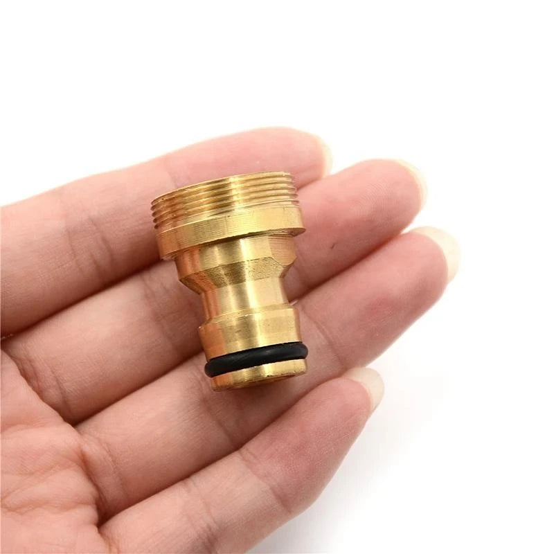 Brass Threaded Tap Connector – Kitchen & Garden Faucet Adapter Tap Connector Adapter Axl