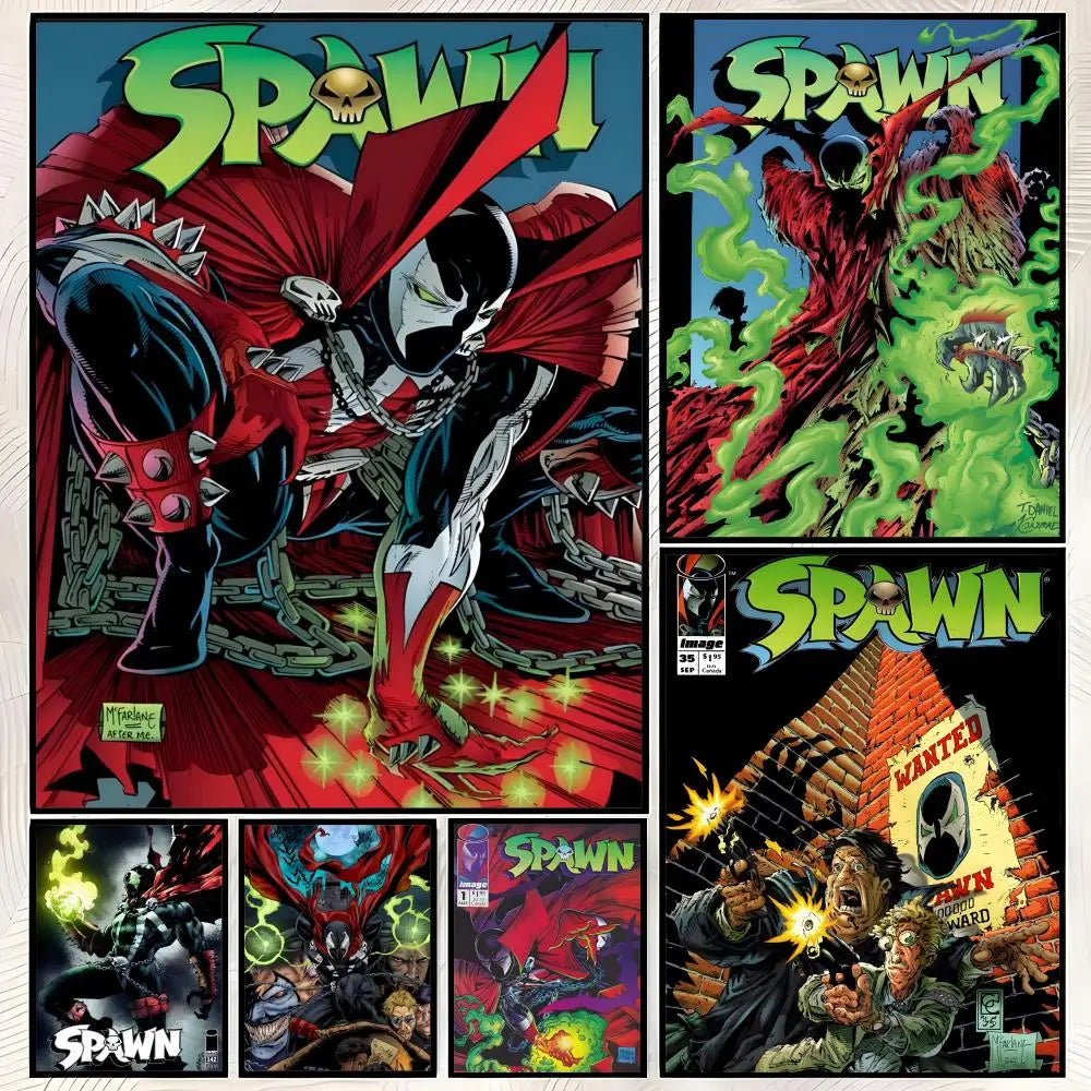 Spawn HD Self-Stick PVC Wall Poster – Waterproof Home Decor Wall Art Poster Axl