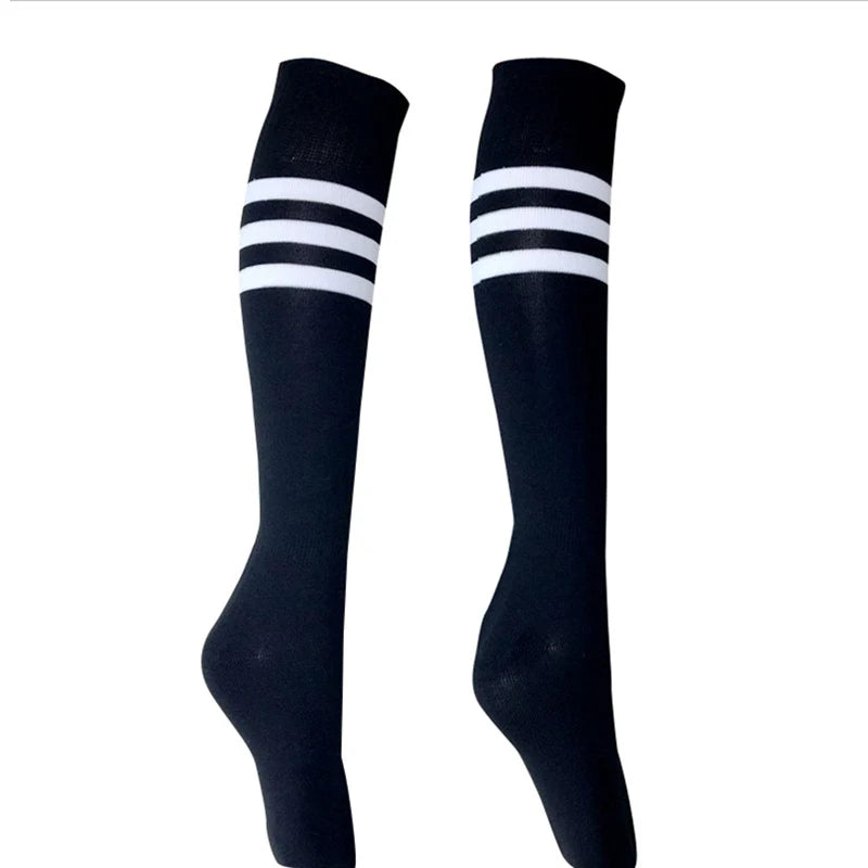 Adult Knee High Soccer Socks – Polyester Sport Socks for Men Knee High Sport Socks Axl B