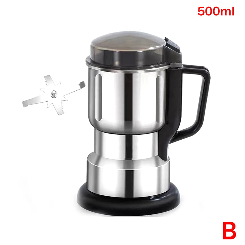 300W Electric Coffee & Spice Grinder – Beans, Nuts & Grains Electric Coffee Grinder Axl B