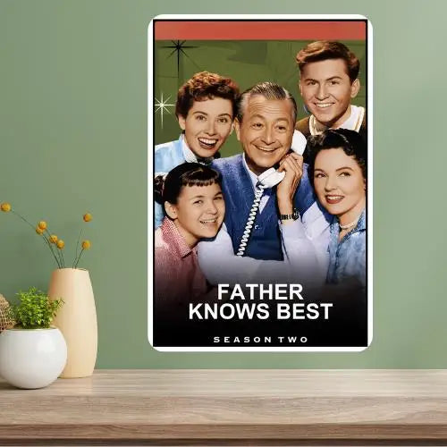 Father Knows Best Classic TV Show Metal Poster Sign Metal Wall Sign Axl aluminum sign aluminum 40x30cm