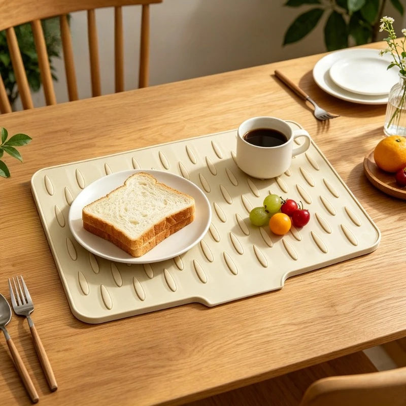 Large Silicone Dish Drying Mat – Non-Slip Drainage Board Dish Drying Mat Axl