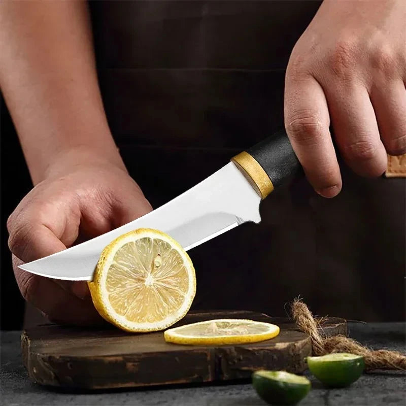 Stainless Steel Paring Knife with Sleeve – Sharp 8" Blade Paring Knife Axl