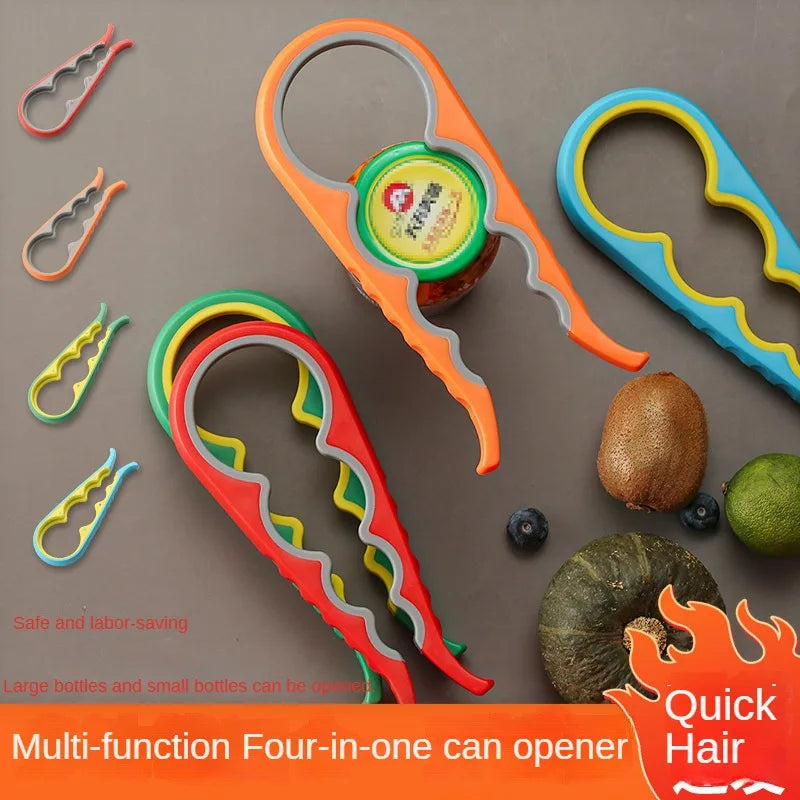 4-in-1 Bottle & Can Opener – Non-Slip Multi-Function Kitchen Tool Bottle & Can Opener Axl