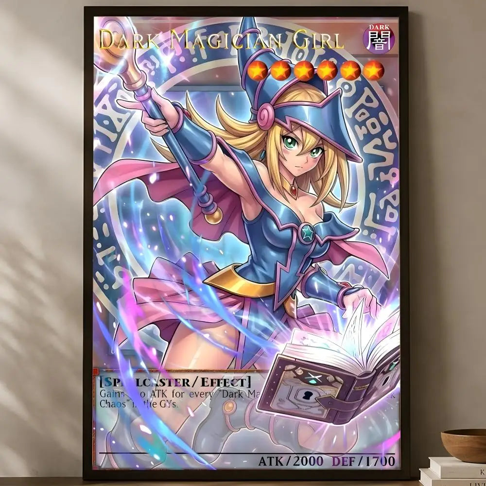 Yu-Gi-Oh Self-Stick HD PVC Wall Poster – Waterproof Home Decor Wall Art Poster Axl White08 60X90cmNoframe