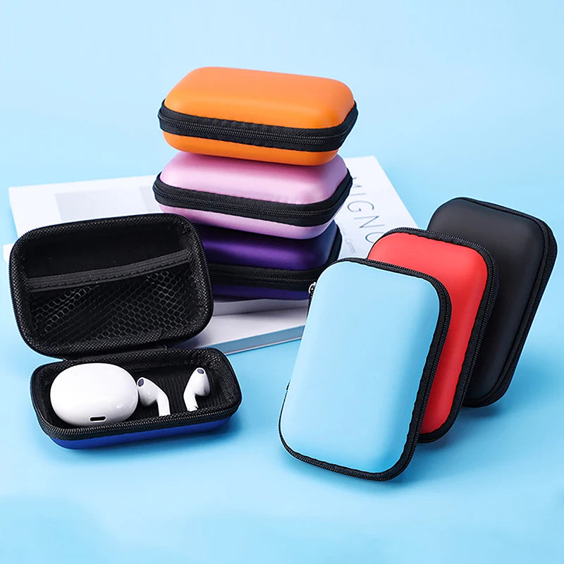 EVA Zipper Storage Case – Earphone & Cable Travel Organizer EVA Storage Case Axl