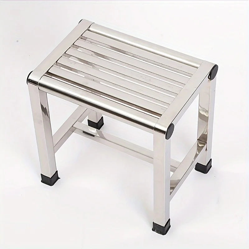 Stainless Steel Multi-Use Home Stool – Sturdy Modern Design Metal Home Stool Axl