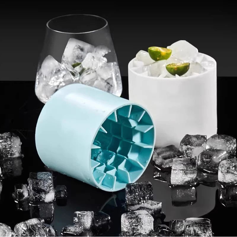 Silicone Round Ice Cube Mold – DIY Homemade Ice Maker Ice Cube Mold Axl