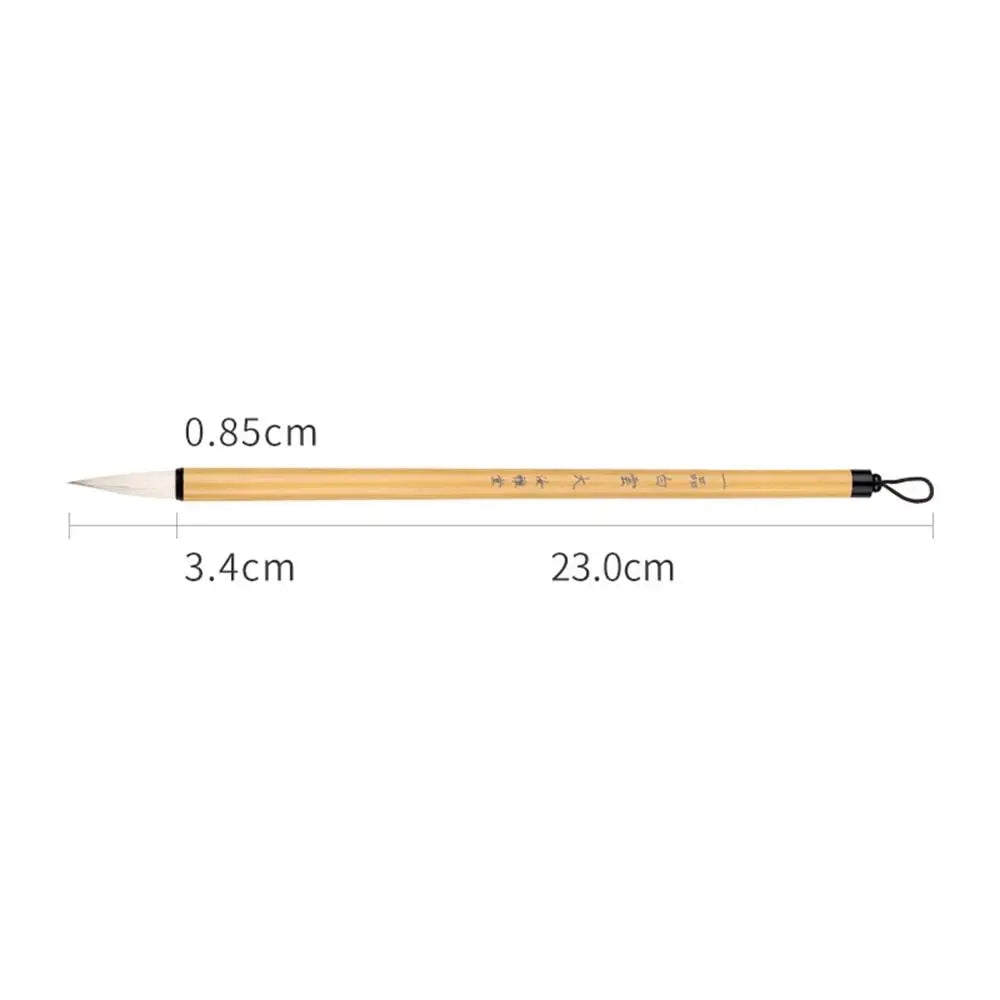 Chinese Calligraphy Brush – Wolf Hair Bamboo Art Paint Brush Calligraphy Art Brush Axl L