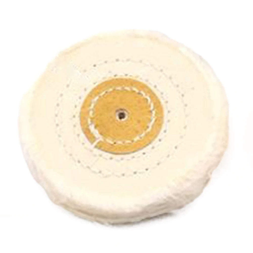 NEWONE 100mm Cloth Buffing Wheel – 4" Polishing Pad for Grinder Buffing Polishing Wheel Axl