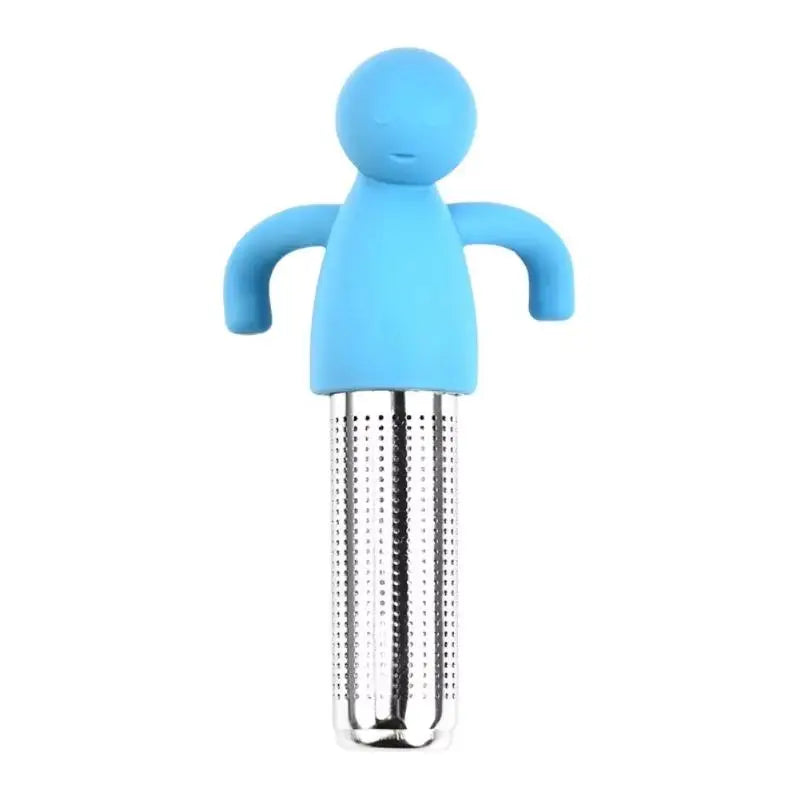 Human-Shaped Stainless Steel Tea Infuser | Reusable Loose Leaf Tea Infuser Axl Blue one size