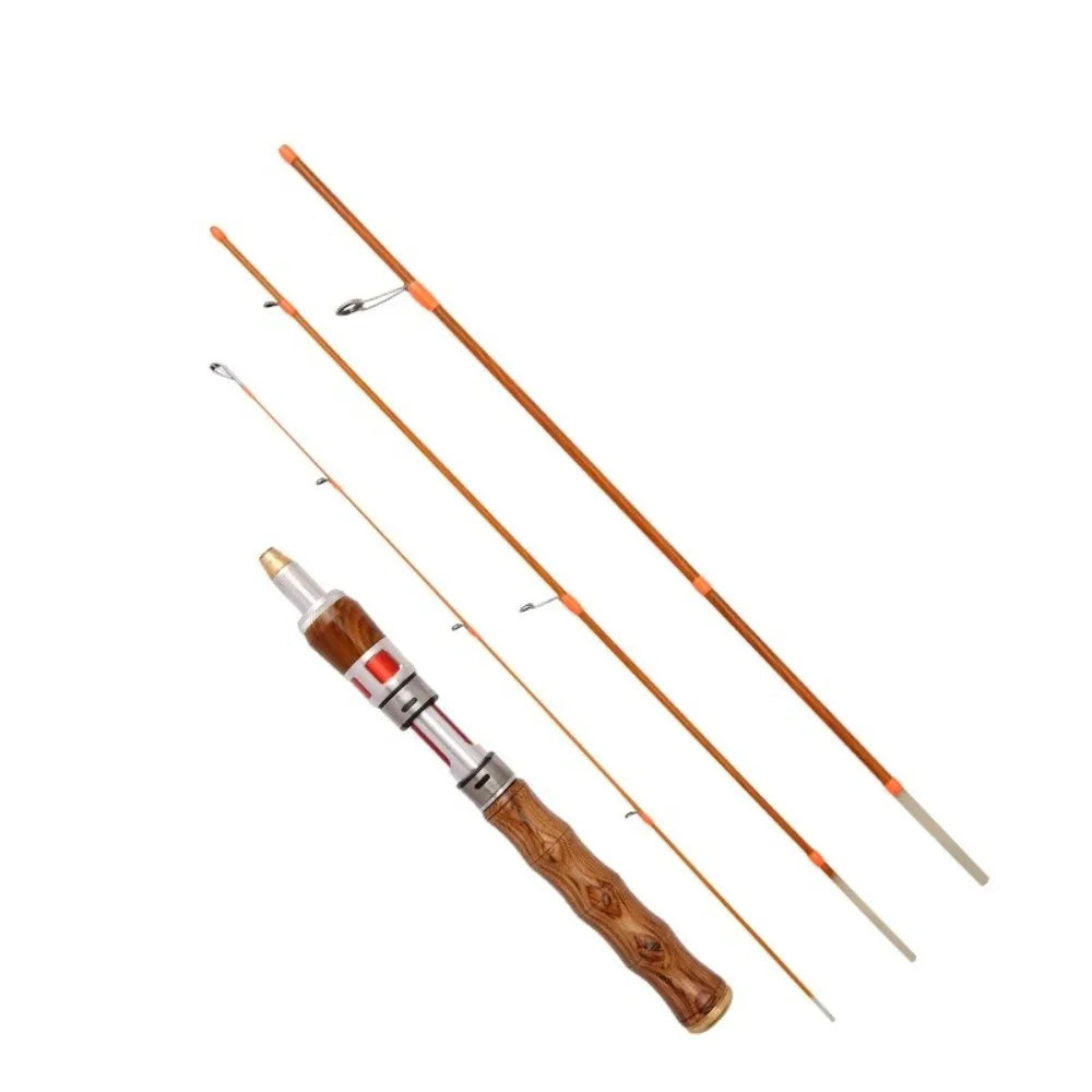 1.4m Carbon Fiber Spinning Travel Rod – 4-Section UL Fishing Pole Spinning Fishing Rod Axl