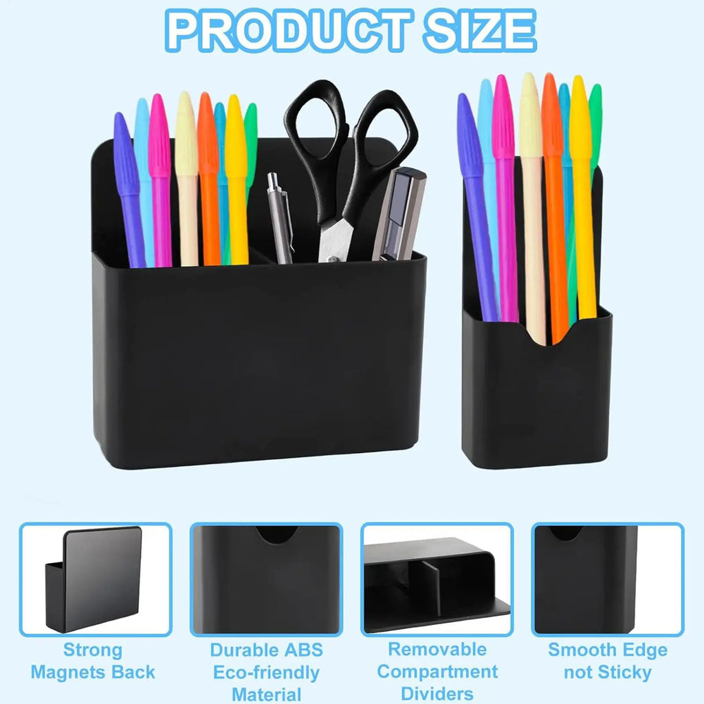 Magnetic Pen Holder – Strong Magnet Fridge & Locker Organizer Magnetic Pen Holder Axl