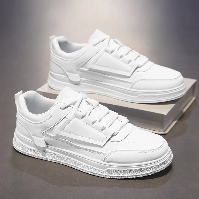 Men's Waterproof Casual Board Shoes – Versatile Low-Top Casual Board Shoes Axl WHITE 39