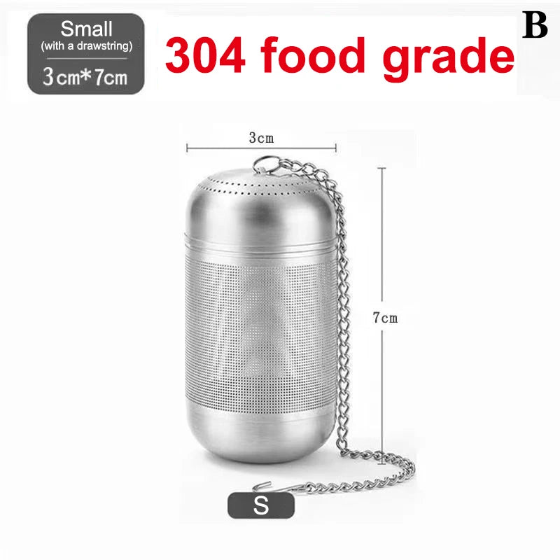Stainless Steel Tea Infuser Ball Strainer – Fine Mesh S/M/L Tea Infuser Strainer Axl SB
