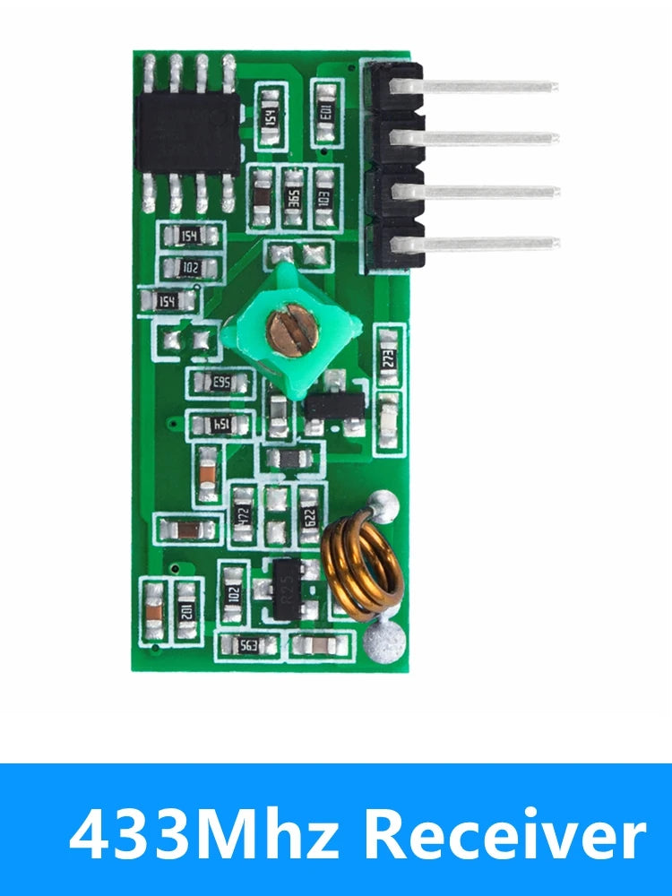 433MHz RF Transmitter & Receiver Module Kit for Arduino DIY RF Module Kit Axl 433Mhz Receiver