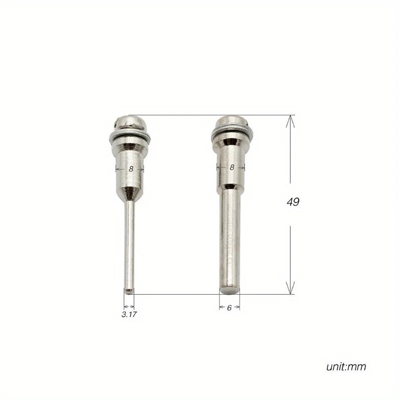 10-Pc Mandrel Extension Rod Set 1/8" & 1/4" Rotary Tool Dremel Rotary Tool Accessory Axl