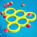 11-Piece Pool Toss Game Set – Floating Water Toy for Families Pool Toss Game Axl Triangle suit-1set