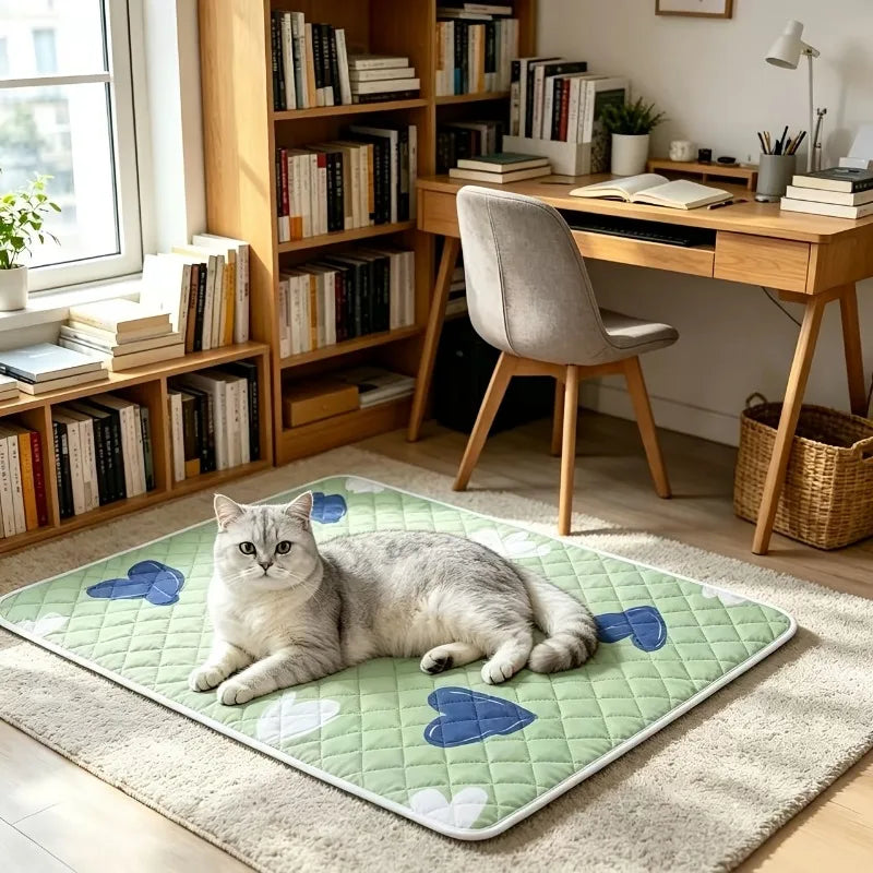 KEMORELA Extra Large Cooling Dog Mat – Breathable Pet Pad Dog Cooling Mat Axl