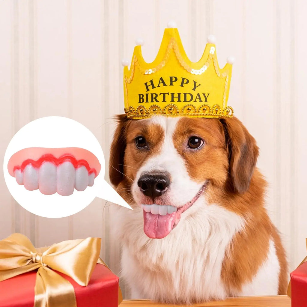 Funny Dog Fake Teeth Toy – Rabbit Buck Teeth Cosplay Prop Pet Costume Prop Axl
