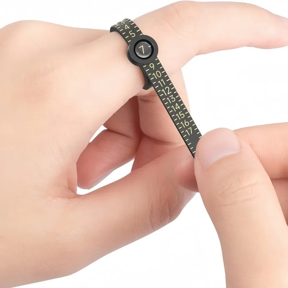 Ring Sizer Tool with Magnifying Glass – US Sizes 1–17 Ring Sizer Tool Axl