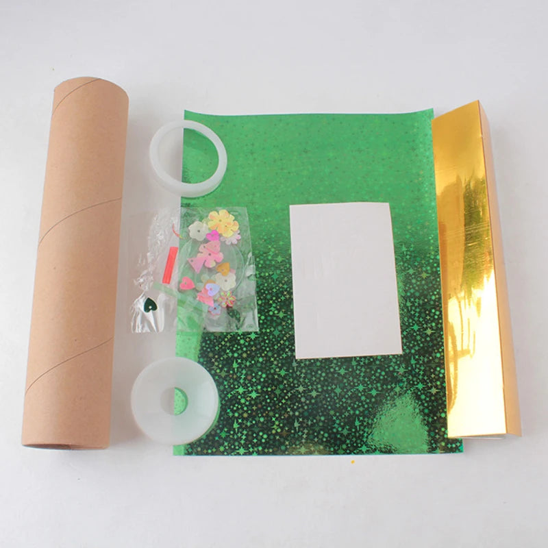 DIY Kaleidoscope Craft Kit – Retro Paper Toy for Kids & Adults DIY Craft Kit Axl