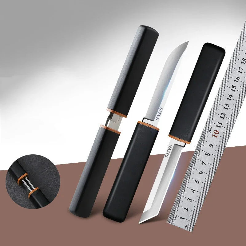 Stainless Steel Double-Edged Fixed Blade Pocket Knife – Outdoor EDC Fixed Blade Knife Axl