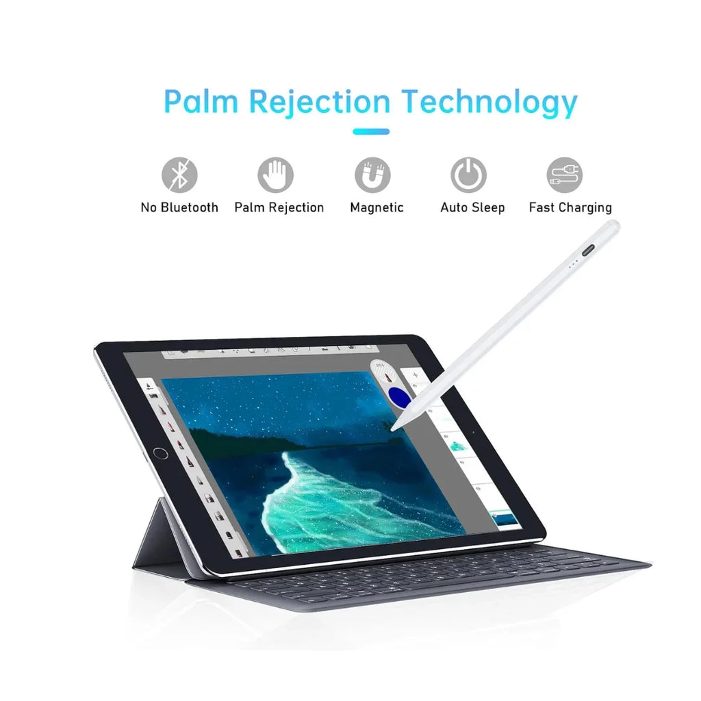 iPad Stylus Pen – Palm Rejection, Tilt & Power Display Tablet Stylus Pen Axl