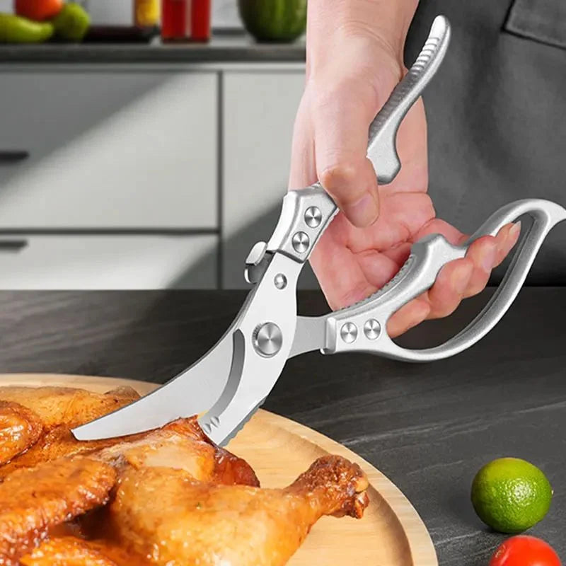 Multifunctional Kitchen Scissors – Heavy-Duty BBQ Shears Kitchen Scissors Axl