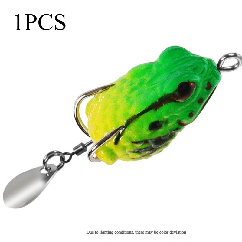 Mini Bullfrog Soft Frog Fishing Lure 2.5cm 3g | Thai Style Bait Soft Fishing Lure Axl 07-1PCS