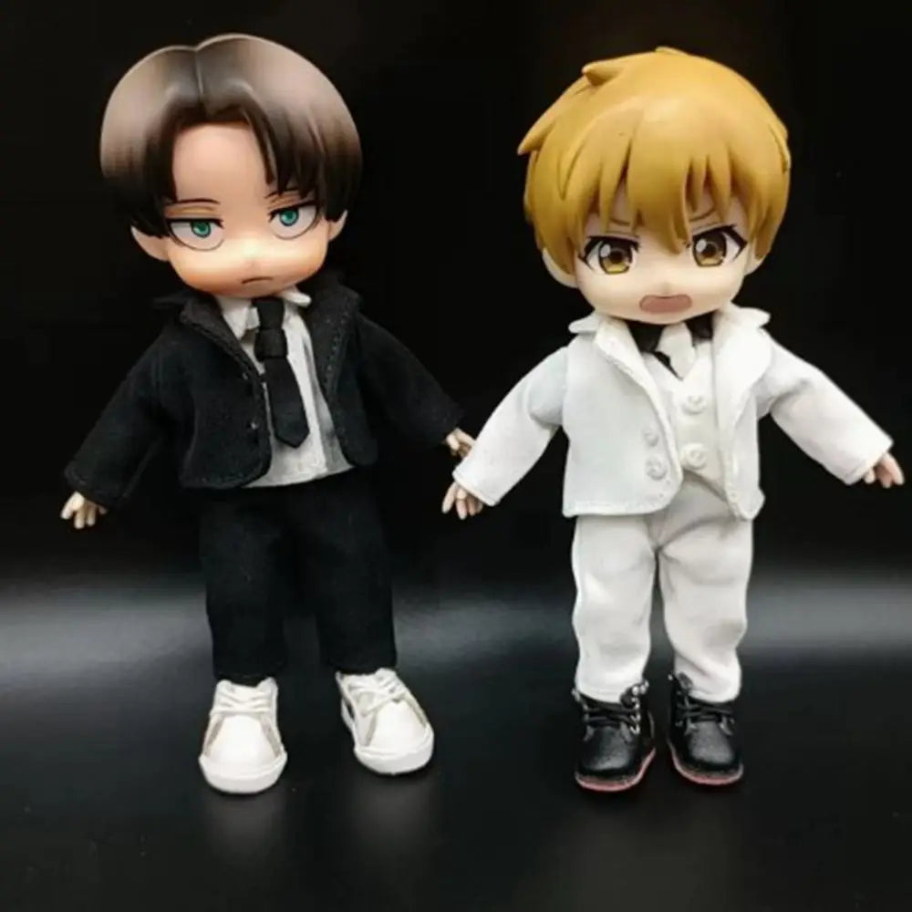 OB11 BJD 1/12 Doll Clothes – Shirt, Vest, Pants, Socks Set Doll Clothing Set Axl