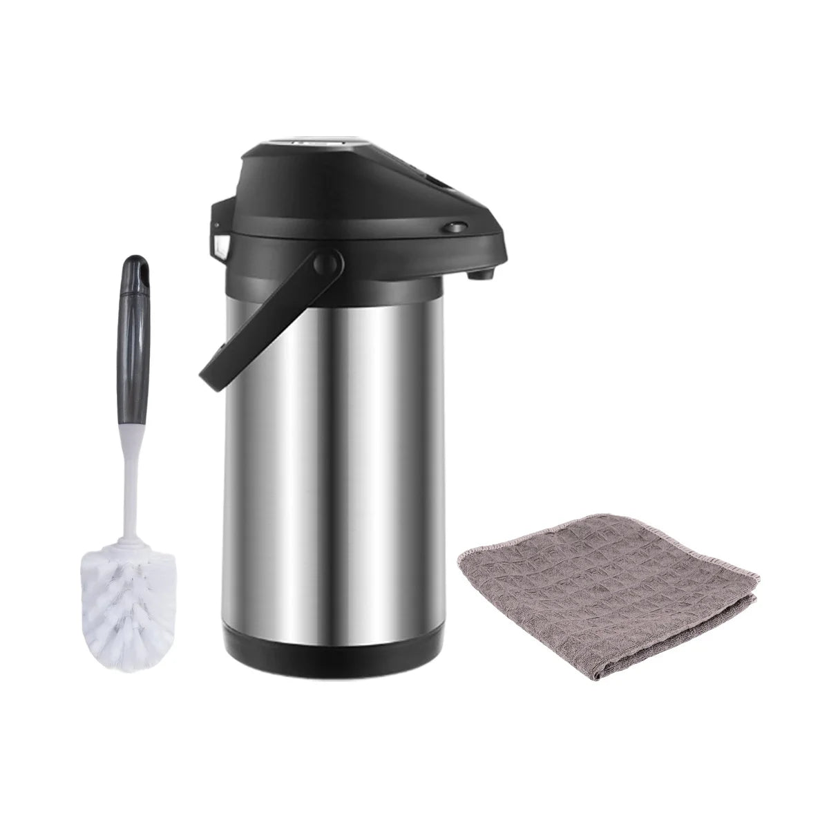Leeseph 1.9L & 4L Thermal Coffee Carafe Set with Pump Dispenser Thermal Carafe Set Axl 4 Liter 1.9-4L