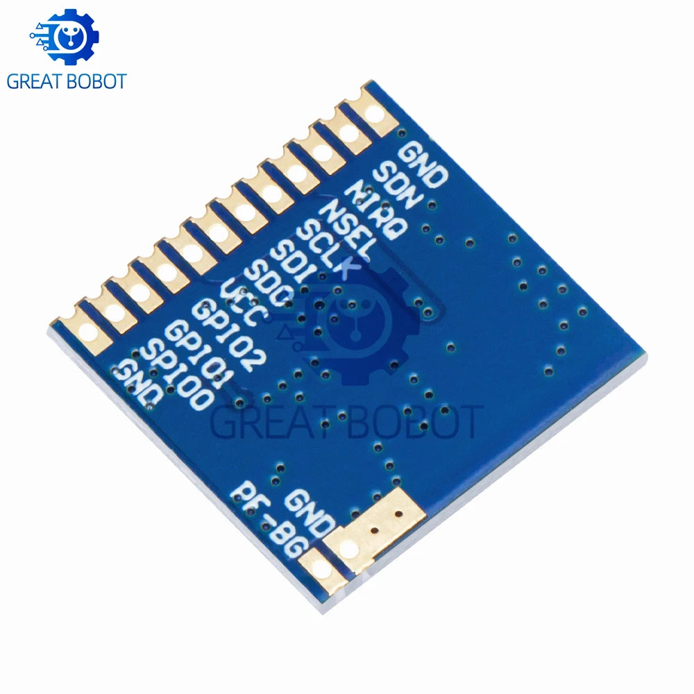 Si4432 433MHz SMD Wireless Module – 100mW 1.5km Range Wireless RF Module Axl