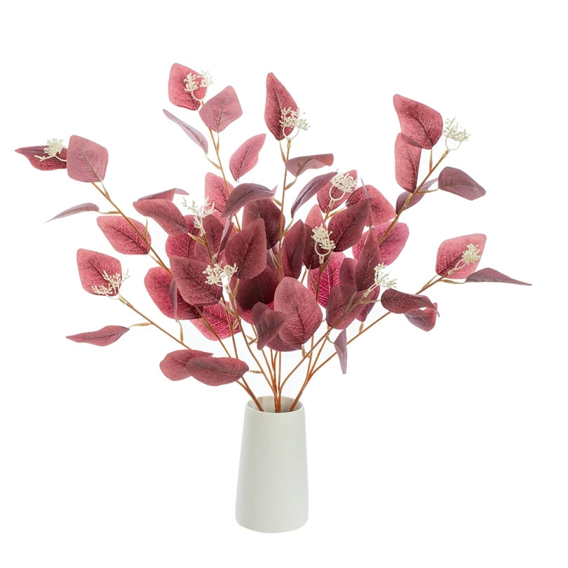 Artificial Eucalyptus Branch Fake Plant Stem for Home Decor Artificial Plant Stem Axl