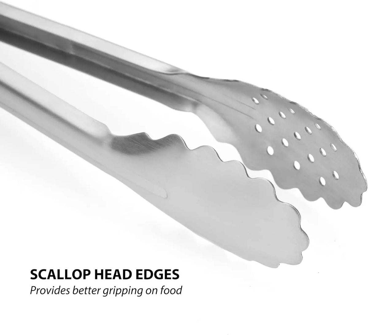 BBQ Grill Tongs Set 10 & 12 Inch – Heat Resistant to 600°F BBQ Grill Tongs Axl