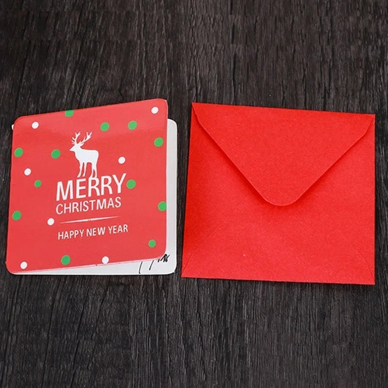 24-Pack Mini Christmas Greeting Cards with Envelopes – Kids Xmas Christmas Greeting Cards Axl