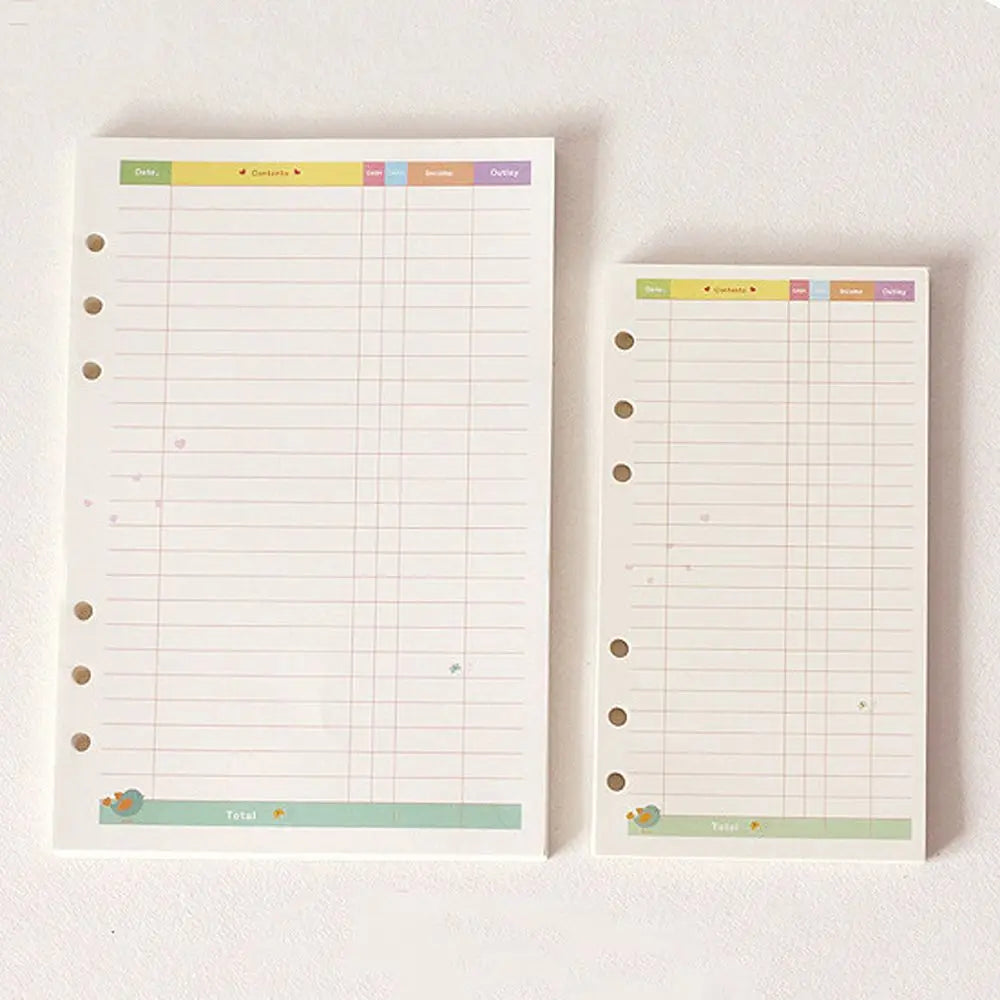 A5 & A6 Planner Refill Paper – Loose Leaf To-Do List Sheets Planner Refill Paper Axl