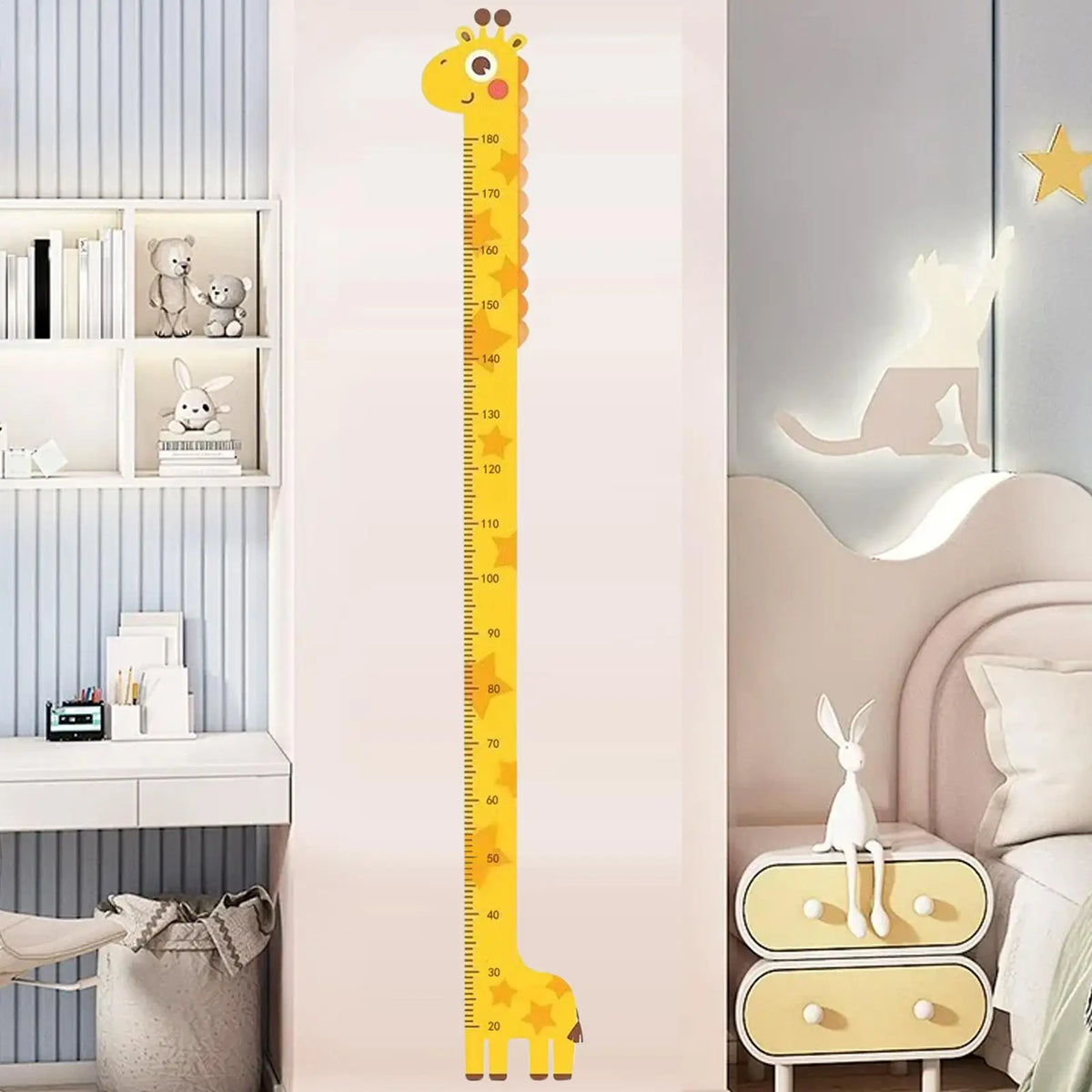 Kids Animal Wall Height Chart – Peel & Stick Growth Ruler Kids Growth Chart Axl