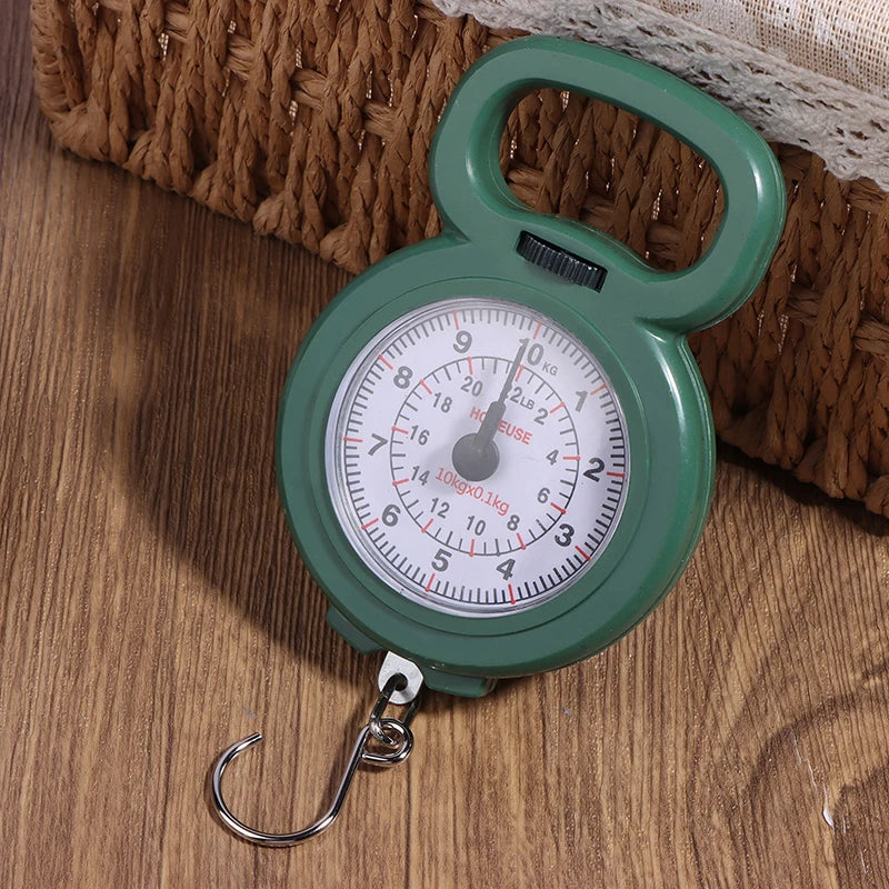 Mini Spring Hanging Scale 10kg – Portable Hook Scale Spring Hanging Scale Axl