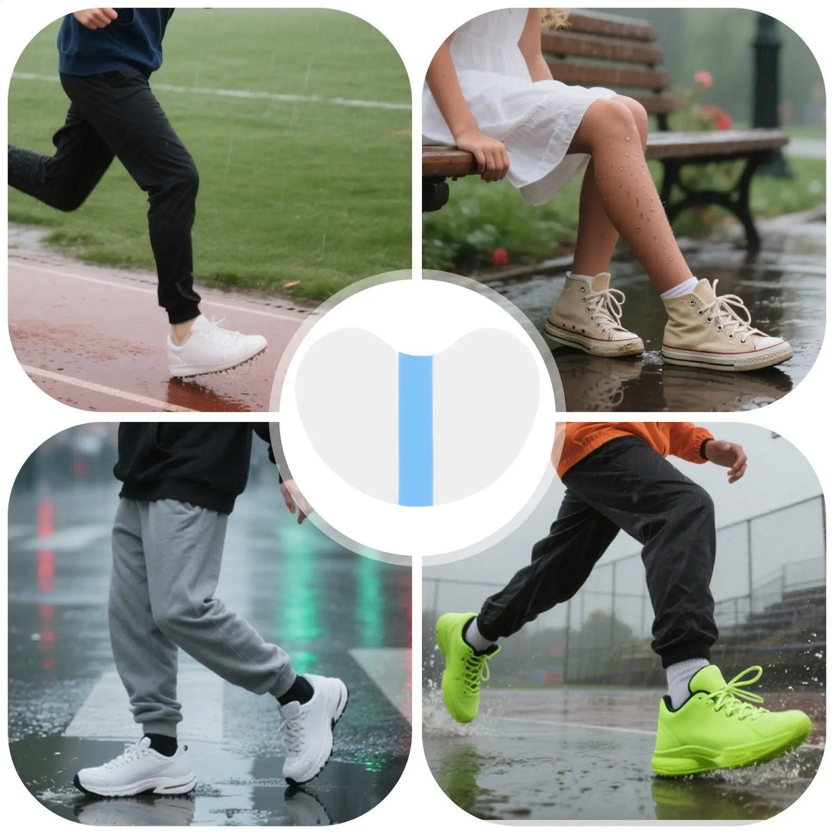 Shoe Toe Rain Protector Stickers 30 Pcs – Waterproof Shoe Guard Shoe Protector Stickers Axl